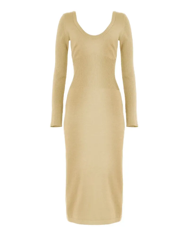 Wolford merino-wool-blend midi dress - Nude Nude
