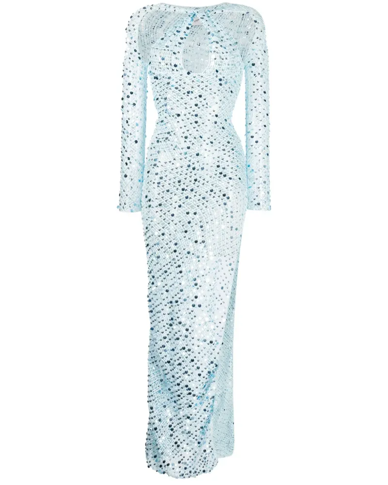 COPERNI Gestricktes Maxikleid - Blau Blau