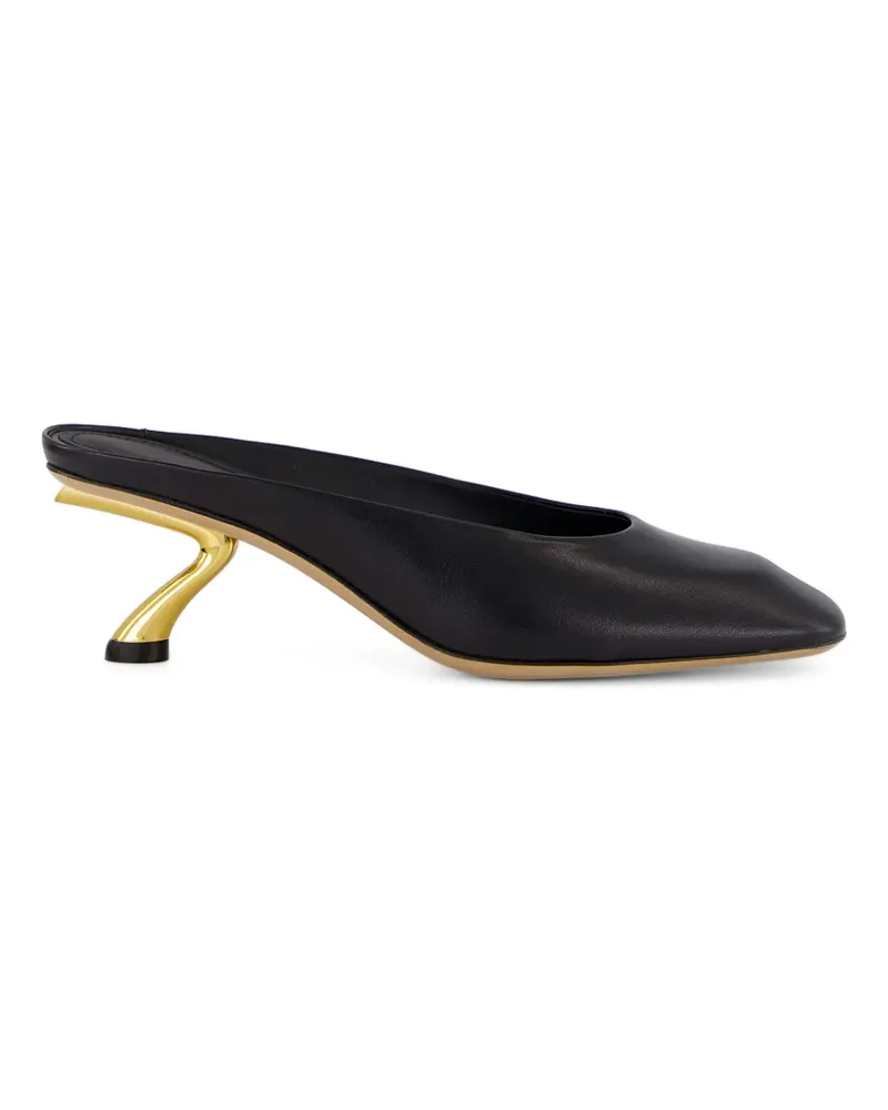 Ferragamo S-Shaped mules - Schwarz Schwarz