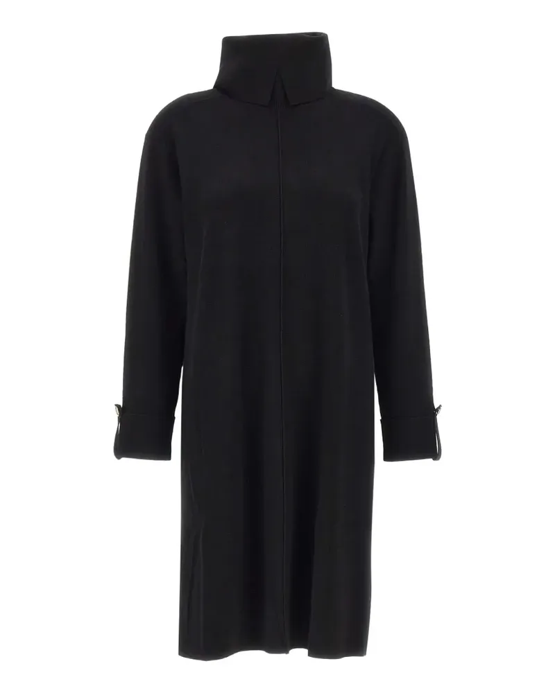 Elena Mirò raised-seam long-sleeve dress - Schwarz Schwarz