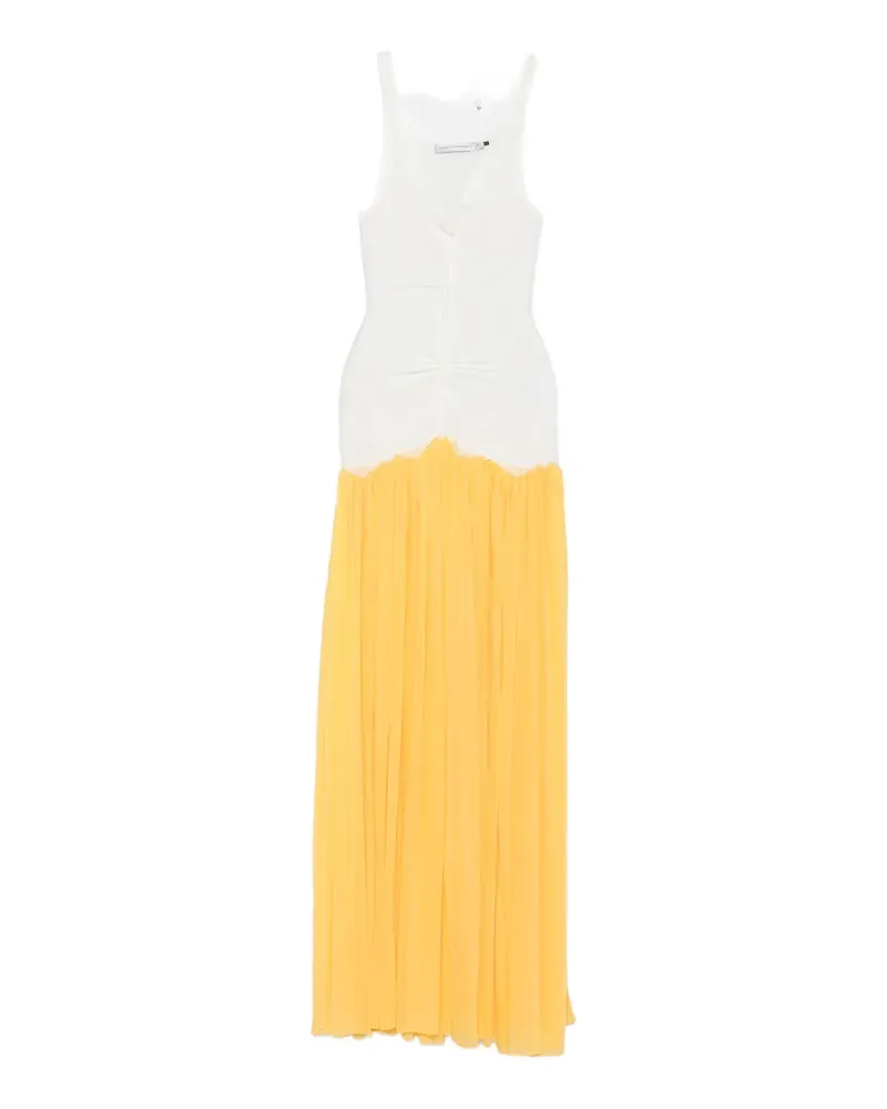 Christopher Esber Verner cut-out lace-trim maxi dress - Gelb Gelb