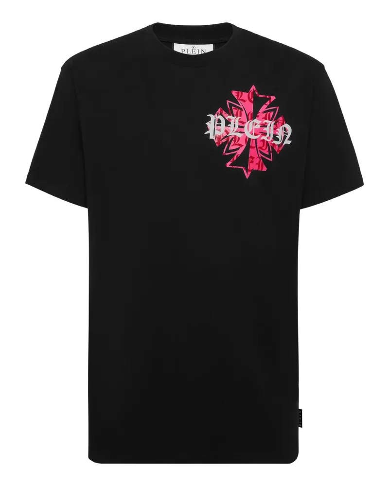 Philipp Plein T-Shirt mit grafischem Print - Schwarz Schwarz