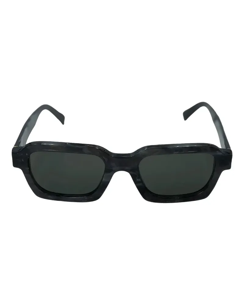 RETROSUPERFUTURE Sonnenbrille mit eckigem Gestell - Schwarz Schwarz