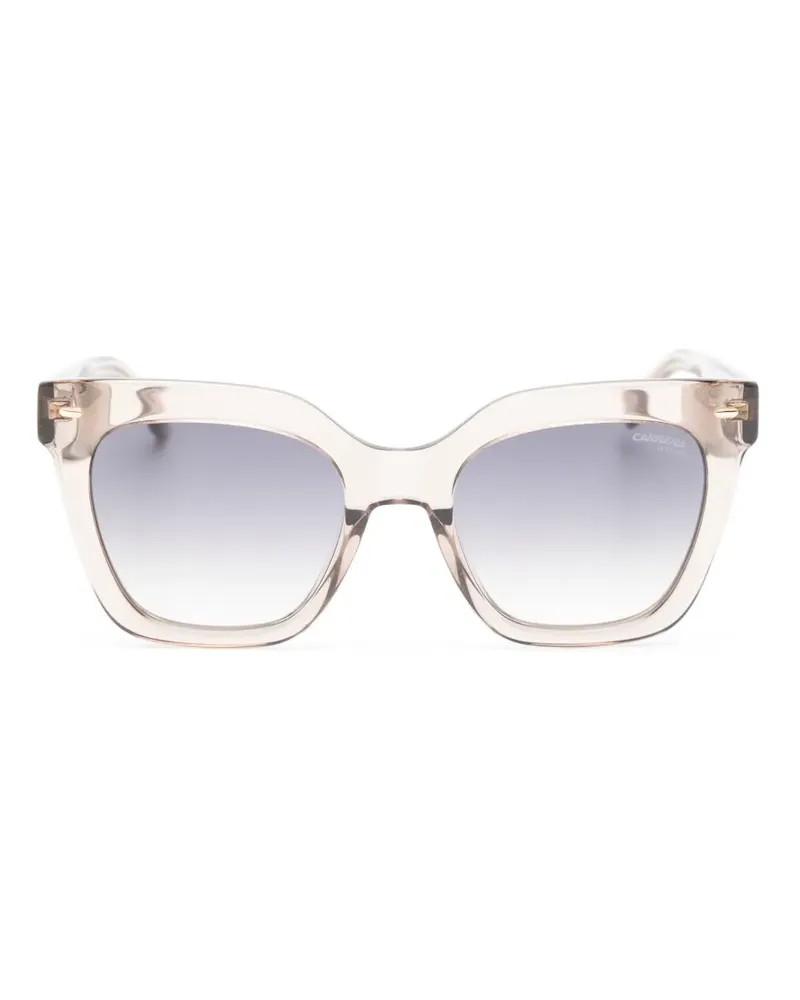 Carrera Sonnenbrille mit eckigem Gestell - Nude Nude