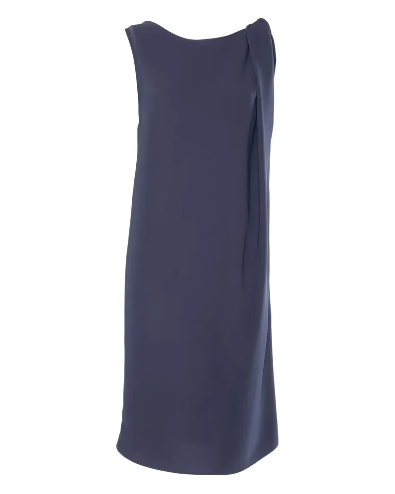 P.A.R.O.S.H. P.A.R.O H. Drapiertes Kleid - Blau Blau