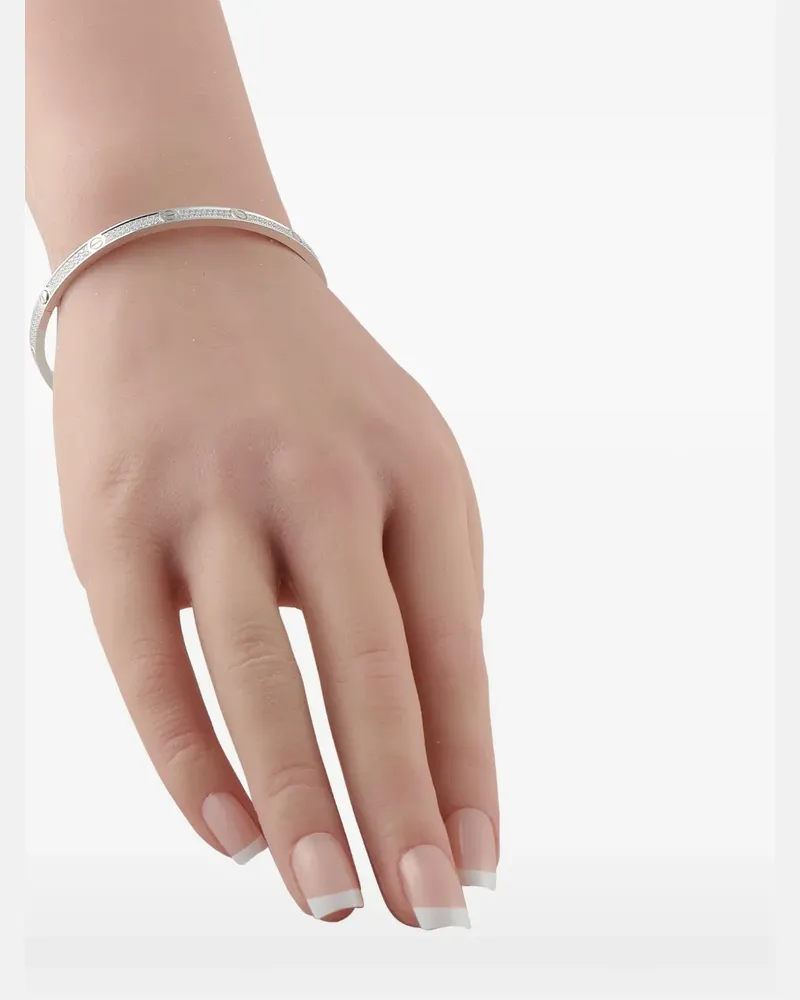 Cartier small Love diamond bracelet - Silber Silber