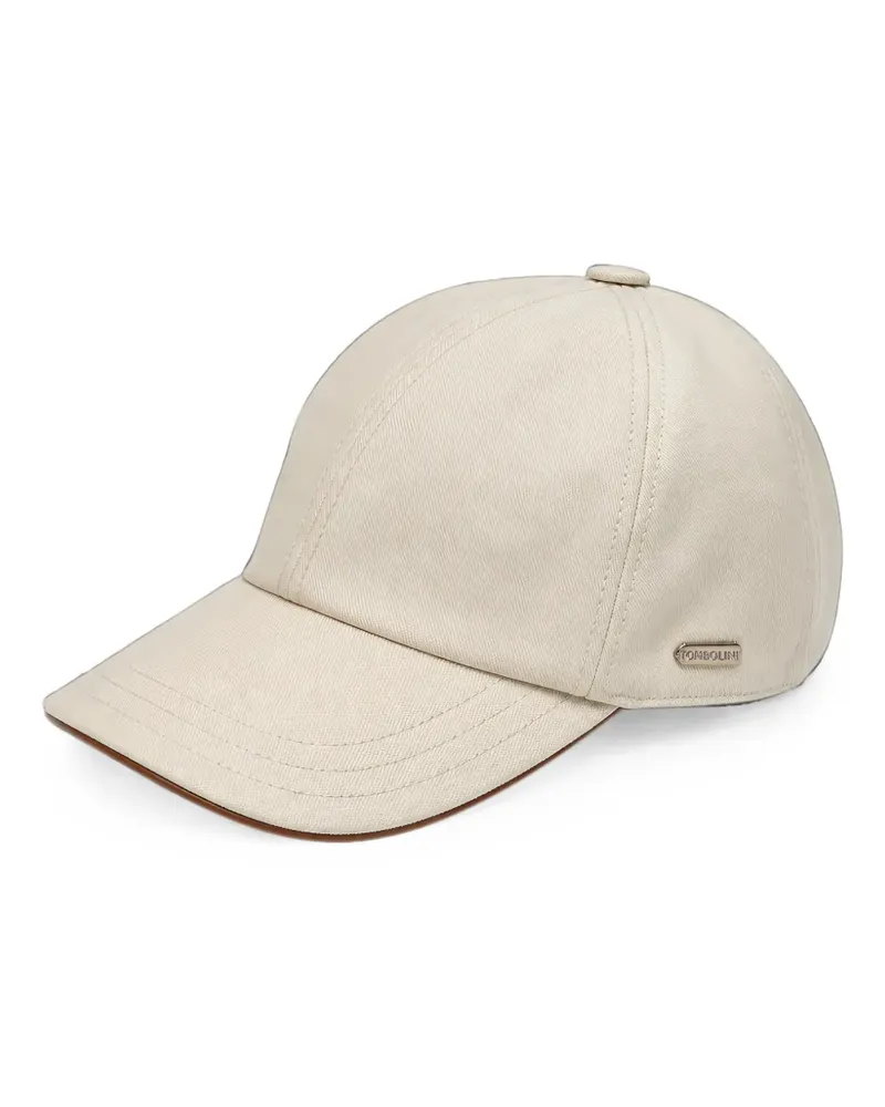Tombolini Baseballkappe mit Logo-Schild - Nude Nude