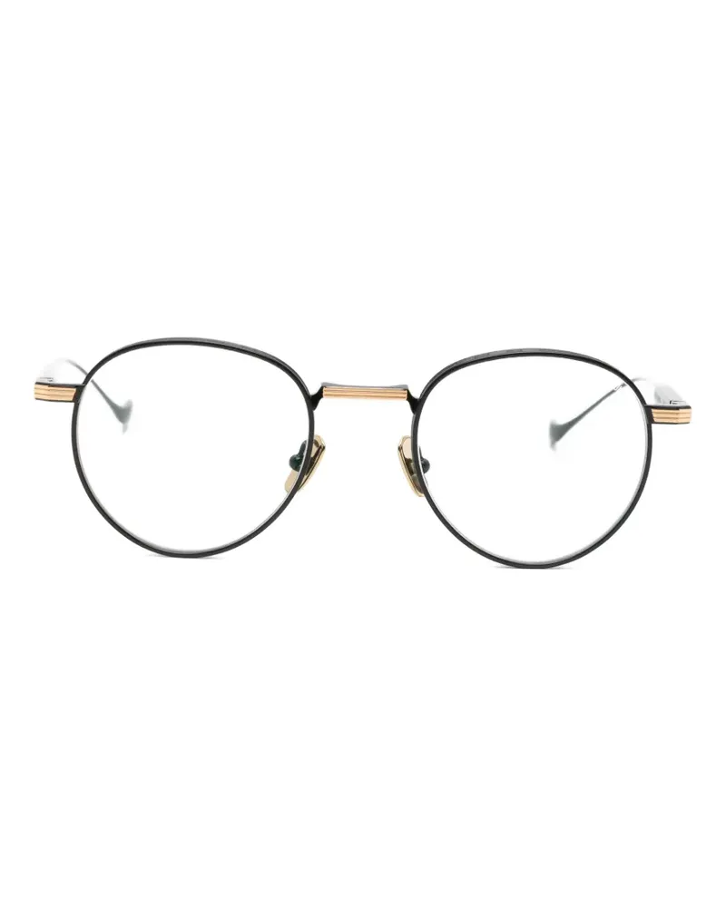 Cutler and Gross Lennox Brille mit rundem Gestell - Schwarz Schwarz