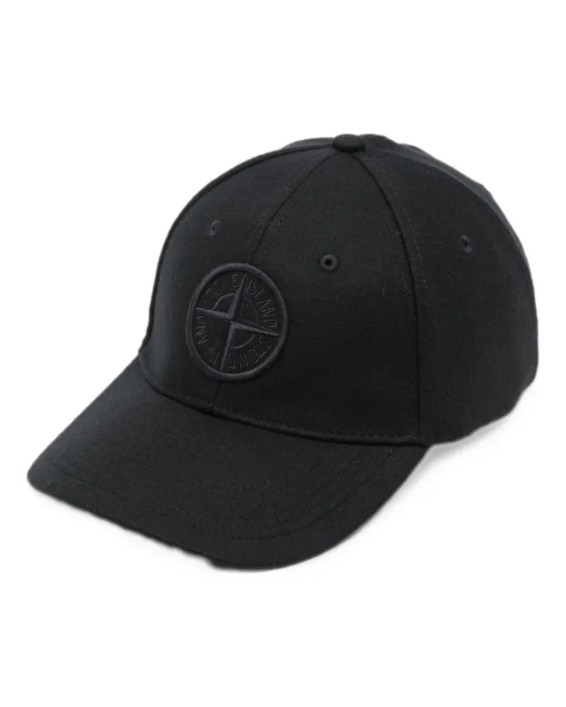 Stone Island Compass-patch baseball cap - Schwarz Schwarz