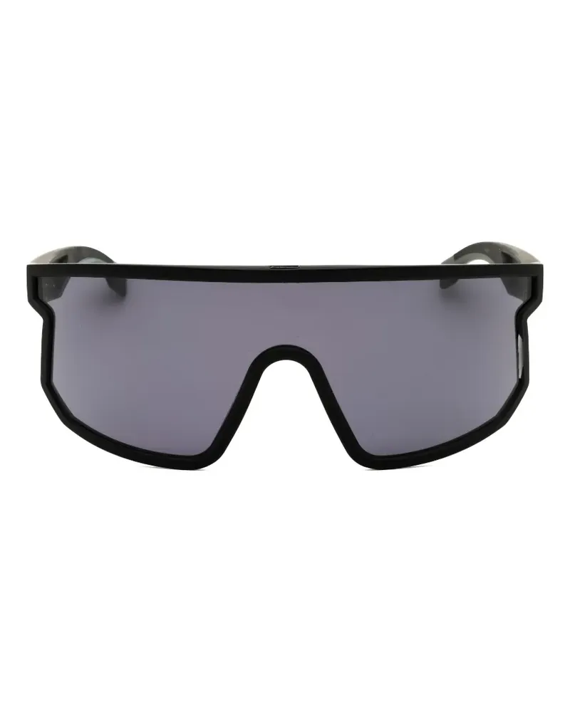 HUGO BOSS Sonnenbrille mit Shield-Gestell - Schwarz Schwarz