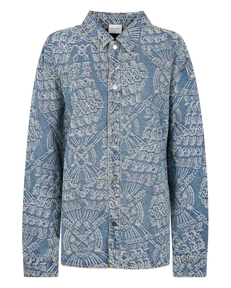 Daily Paper Klassisches Jeanshemd - Blau Blau