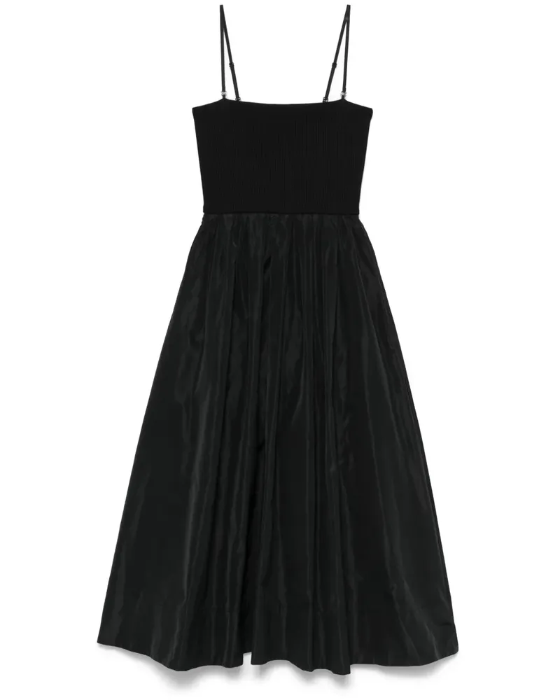 Maje Ausgestelltes Maxikleid - Schwarz Schwarz