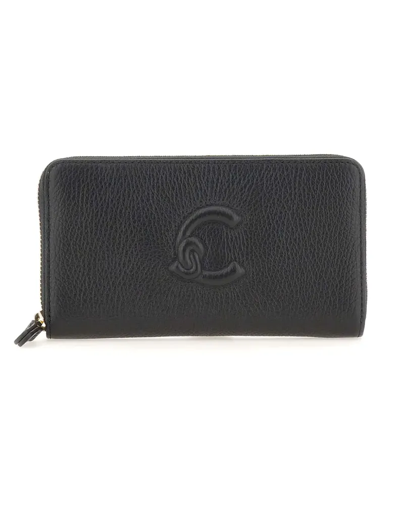 Coccinelle Portemonnaie mit Logo-Prägung - Schwarz Schwarz