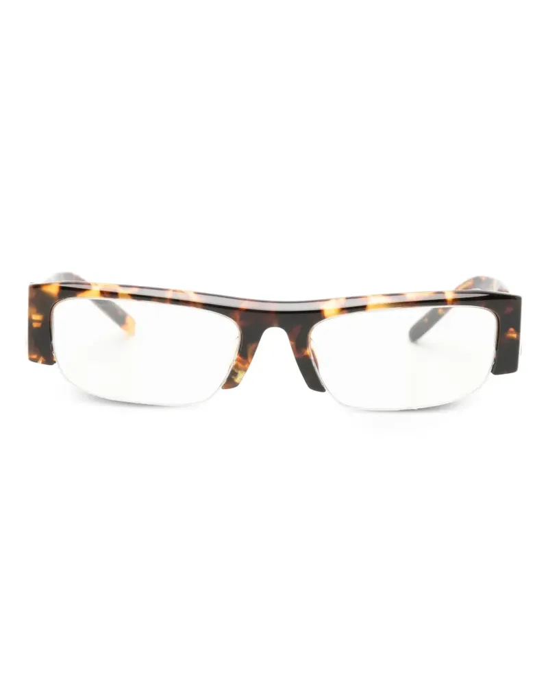 Miu Miu Brille mit eckigem Gestell - Braun Braun
