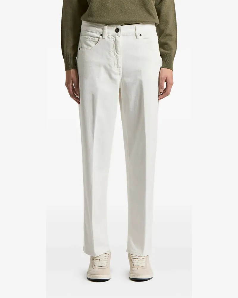 Peserico Five-Pocket-Jeans - Weiß Weiß