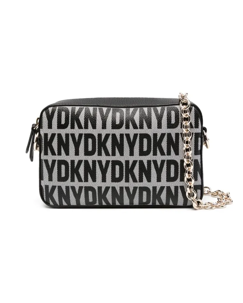 DKNY Umhängetasche mit Logo-Print - Schwarz Schwarz