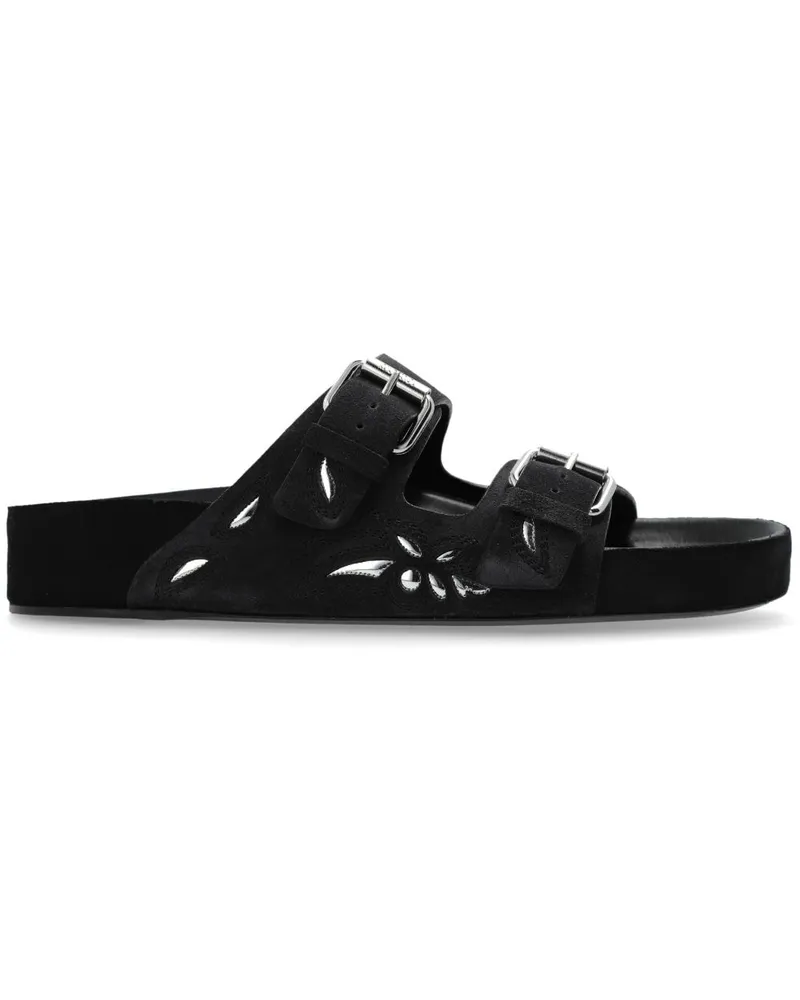 Isabel Marant Lennyo Sandalen - Schwarz Schwarz