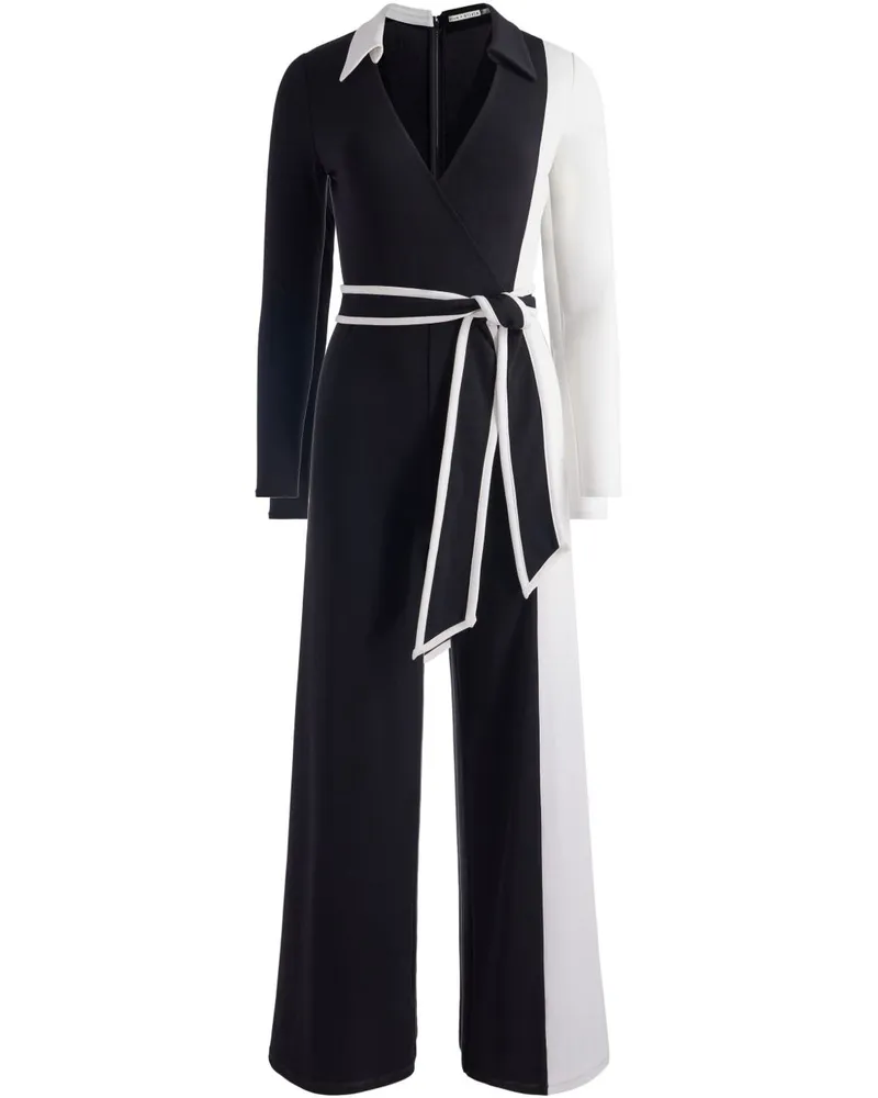 Alice + Olivia Melinda Jumpsuit - Schwarz Schwarz
