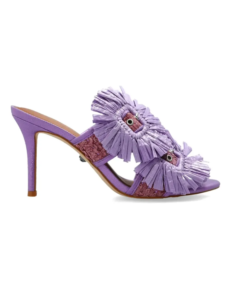 Kurt Geiger raffia buckle sandals - Violett Violett