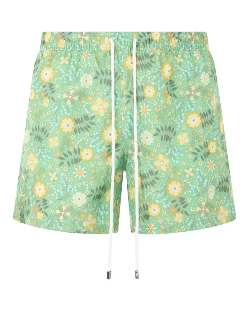 Fedeli floral-print swim shorts - Grün Grün