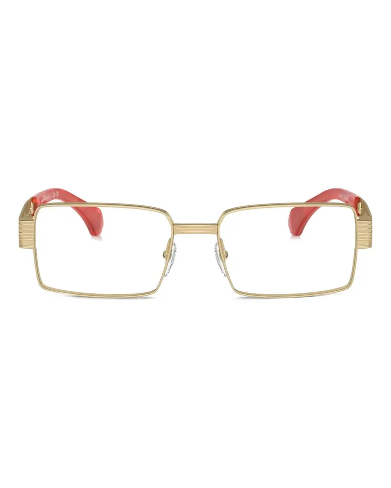 Alain Mikli Brille mit eckigem Gestell - Gold Gold