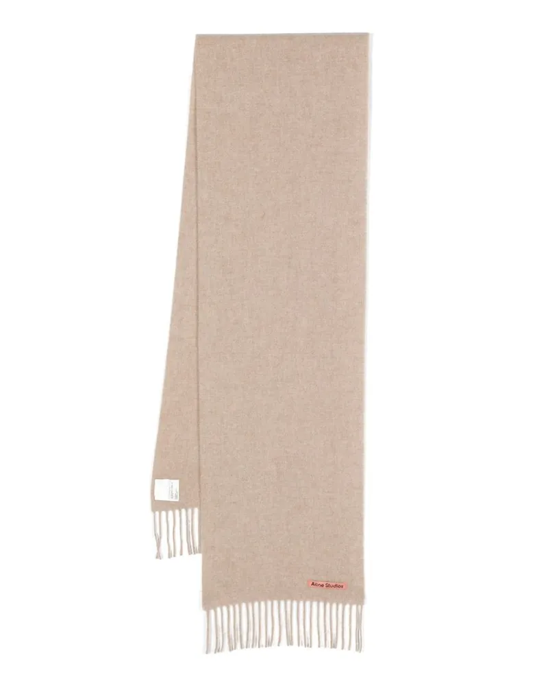 Acne Studios Schal mit Fransen - Nude Nude