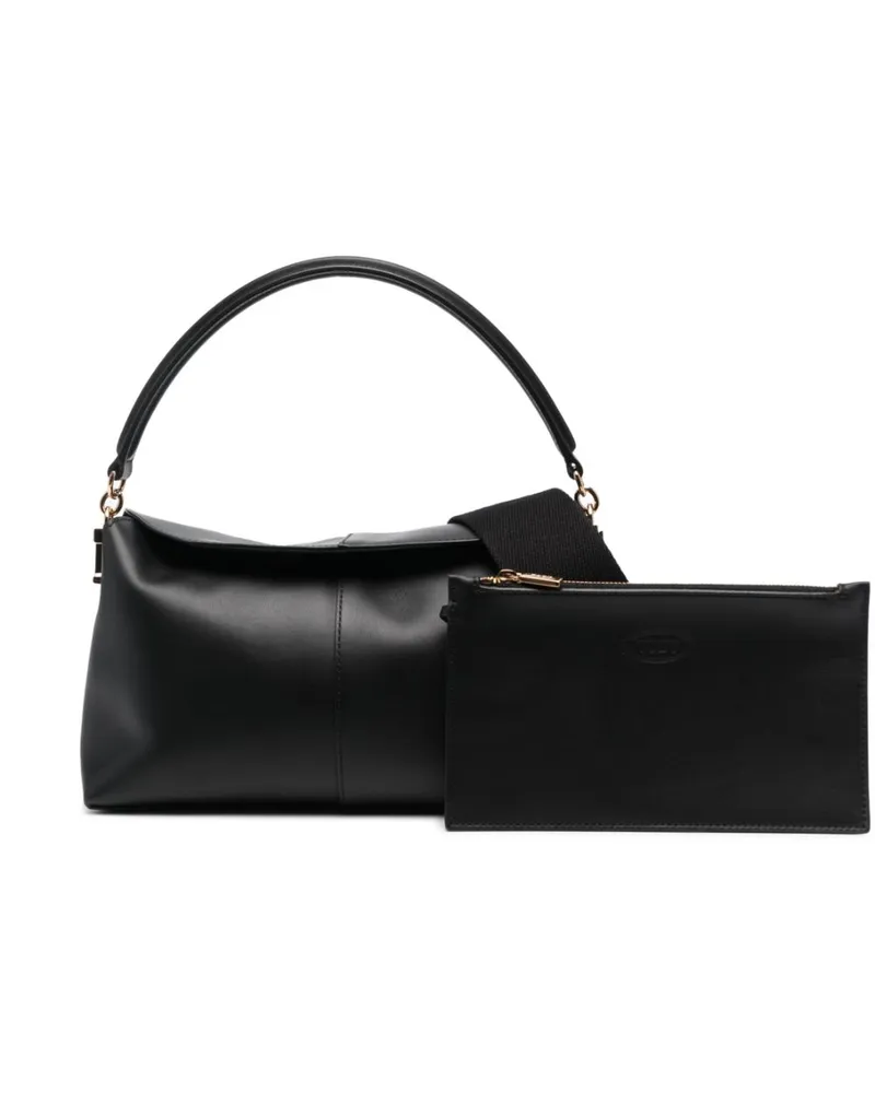 TOD'S Taos Schultertasche - Schwarz Schwarz