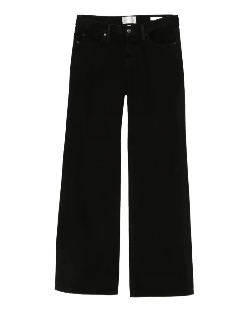 Frame Denim The Grey Wide-Leg-Jeans - Schwarz Schwarz