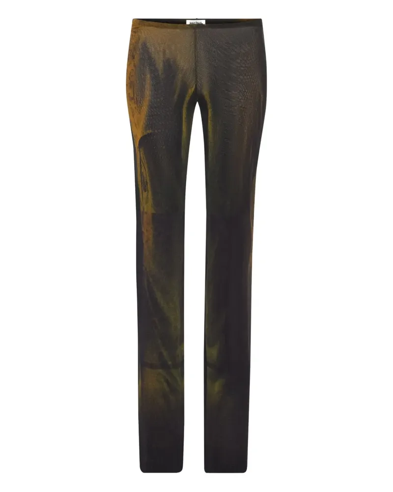Jean Paul Gaultier Water Hose mit grafischem Print - Grün Grün