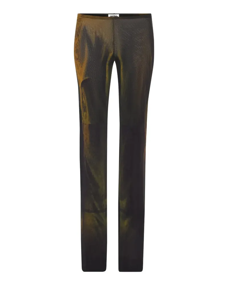 Jean Paul Gaultier Water Hose mit grafischem Print - Grün Grün