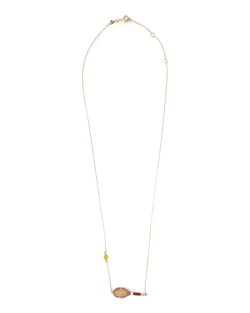 Aliita Halskette mit Schlägermotiv - Gold Gold