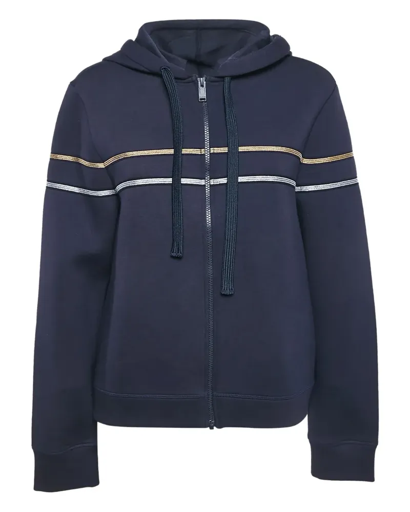 Zadig & Voltaire Pre-owned Kapuzenjacke mit Streifen - Blau Blau