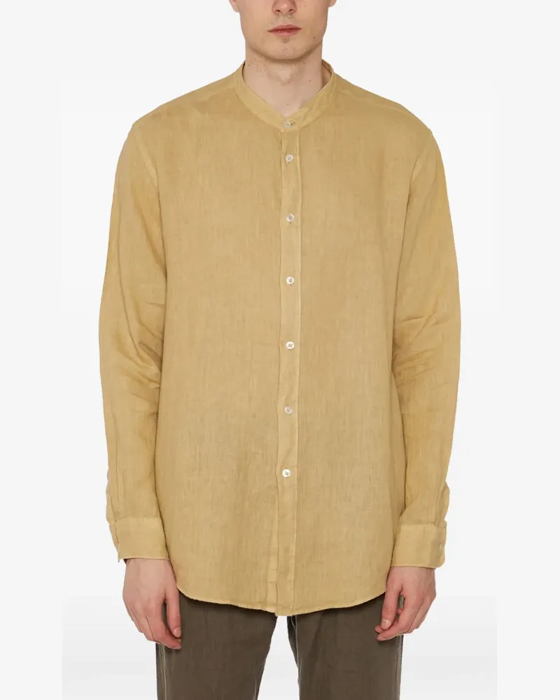 Daniele Alessandrini linen shirt - Nude Nude