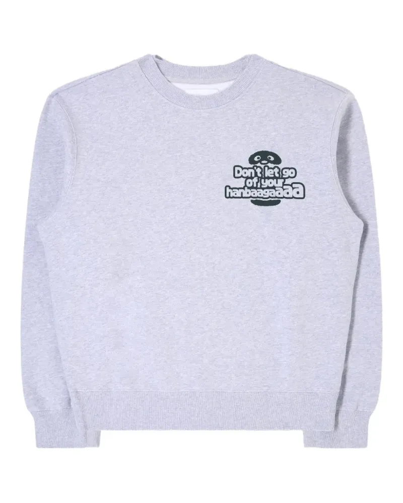 Edwin Jeans Tanuki Pullover mit grafischem Print - Grau Grau