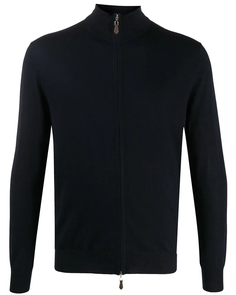 N.Peal Pullover mit Reißverschluss - Blau Blau