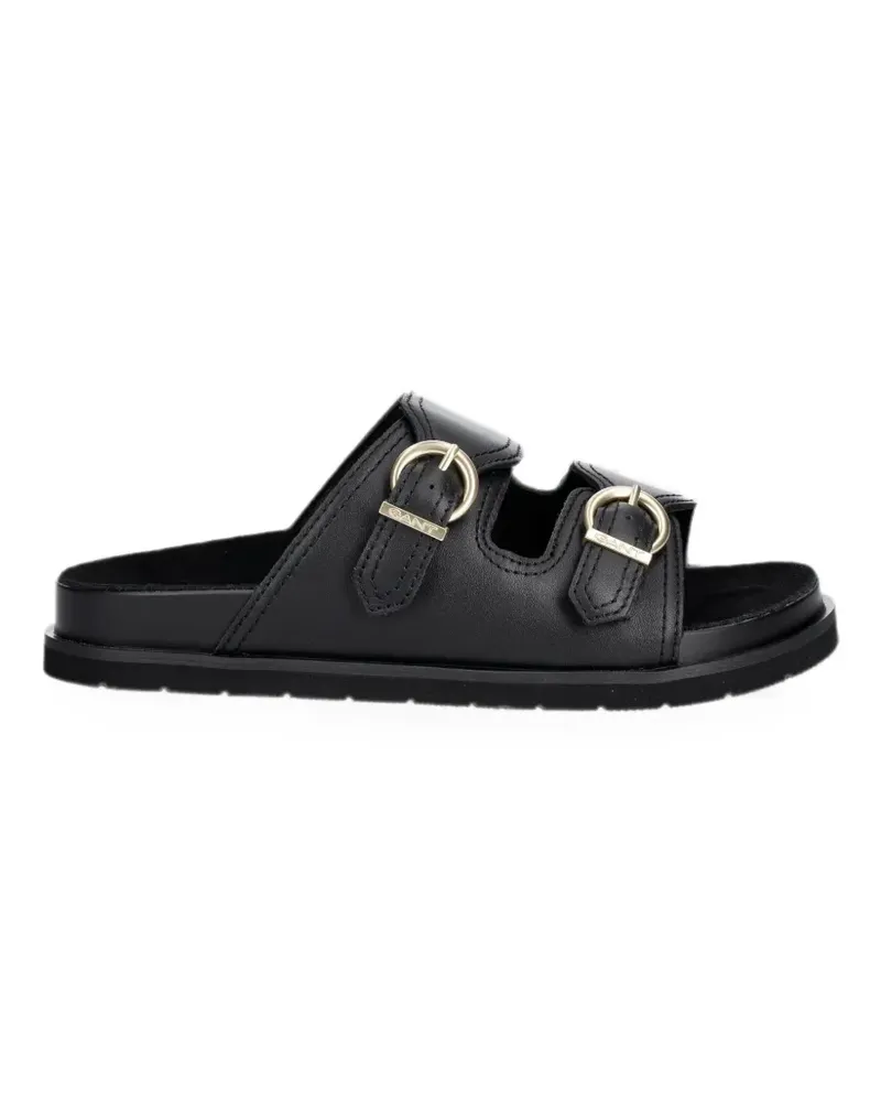 Gant buckle-detail slides - Schwarz Schwarz