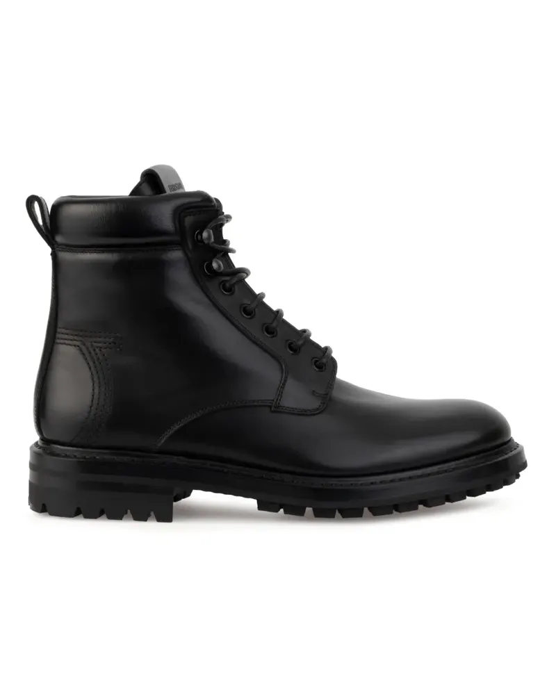 Ferragamo Tramezza lace-up boots - Schwarz Schwarz