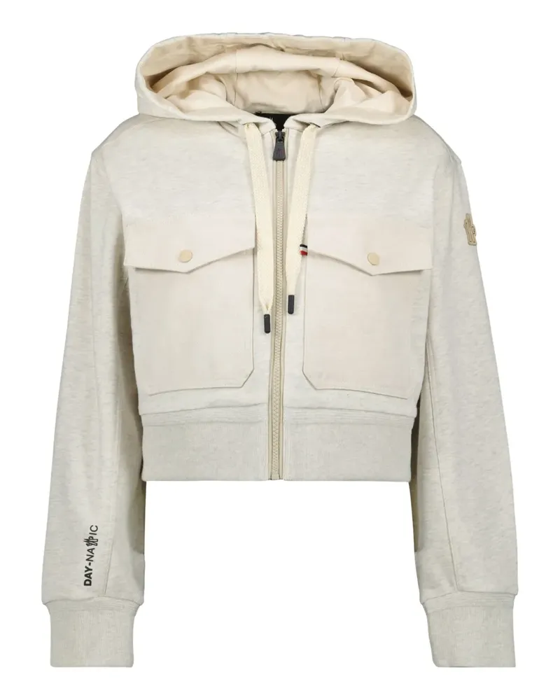 Moncler Kapuzenjacke mit Reißverschluss - Grau Grau