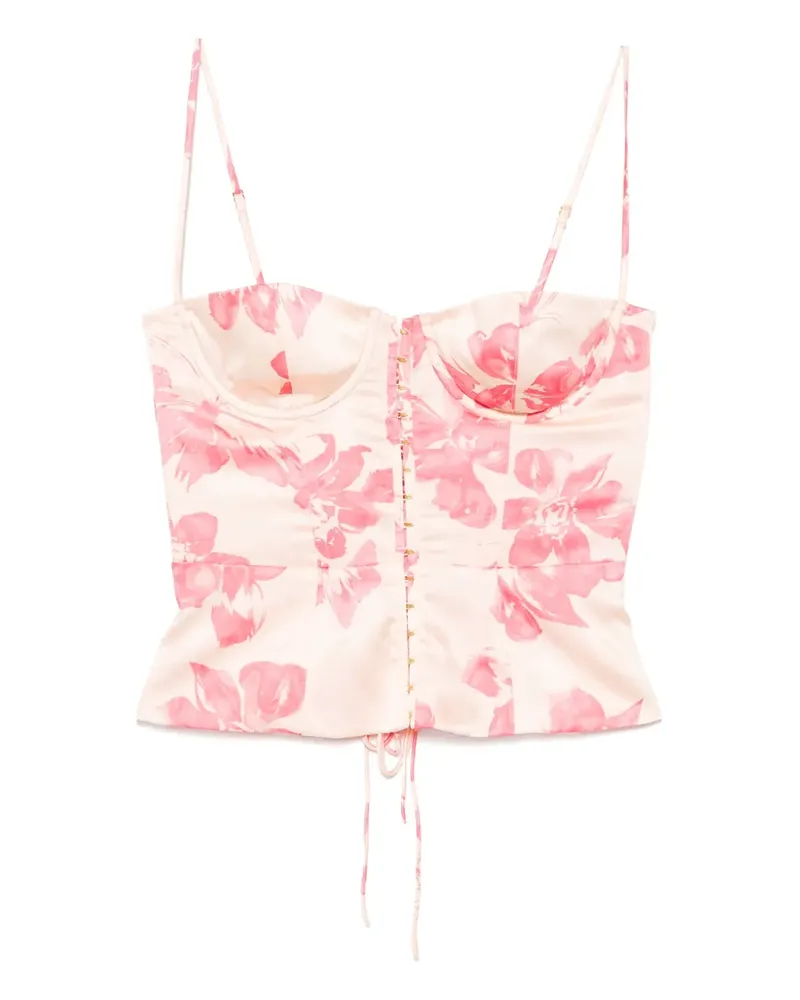 Kiki De Montparnasse Papillon et Orchidee Corsage - Rosa Rosa