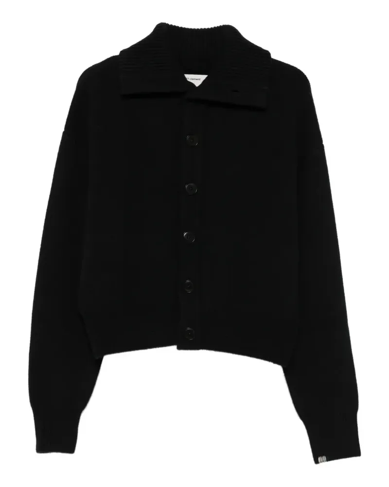 extreme cashmere Clement Cardigan mit Knöpfen - Schwarz Schwarz