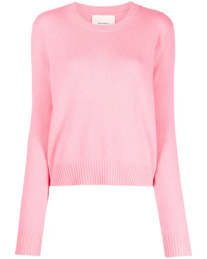 Lisa Yang Kaschmirpullover mit Rundhalsausschnitt - Rosa Rosa
