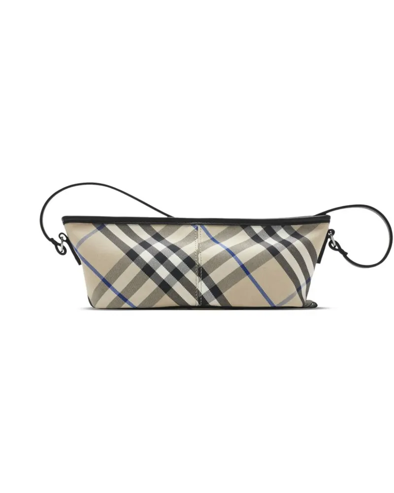 Burberry Schultertasche mit Vintage Check-Muster - Nude Nude