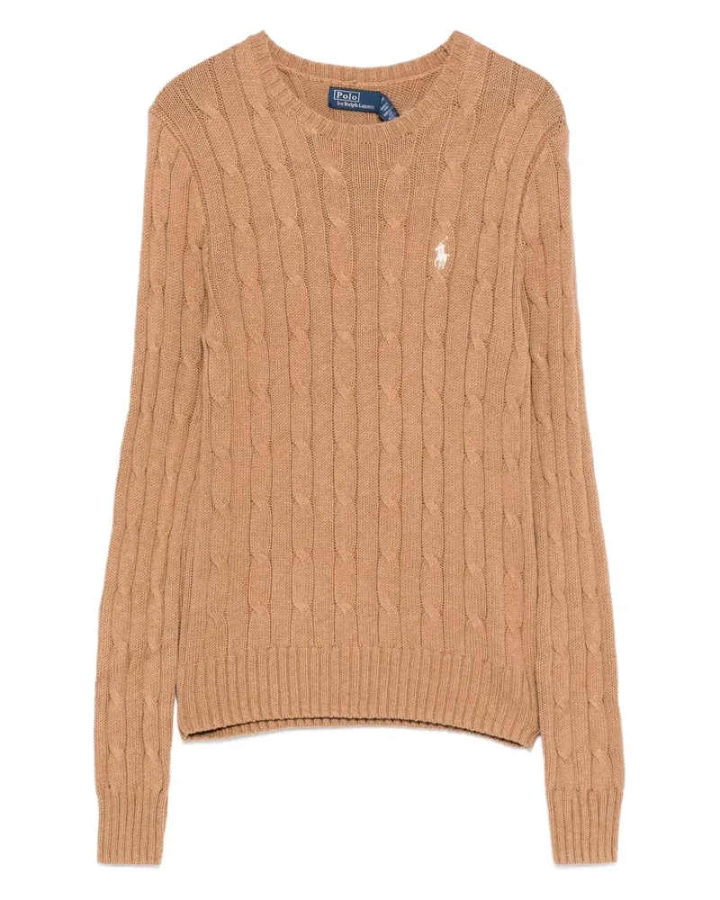 Ralph Lauren Pullover mit Zopfmuster - Braun Braun