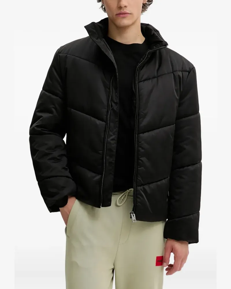 HUGO BOSS Gesteppte Jacke - Schwarz Schwarz