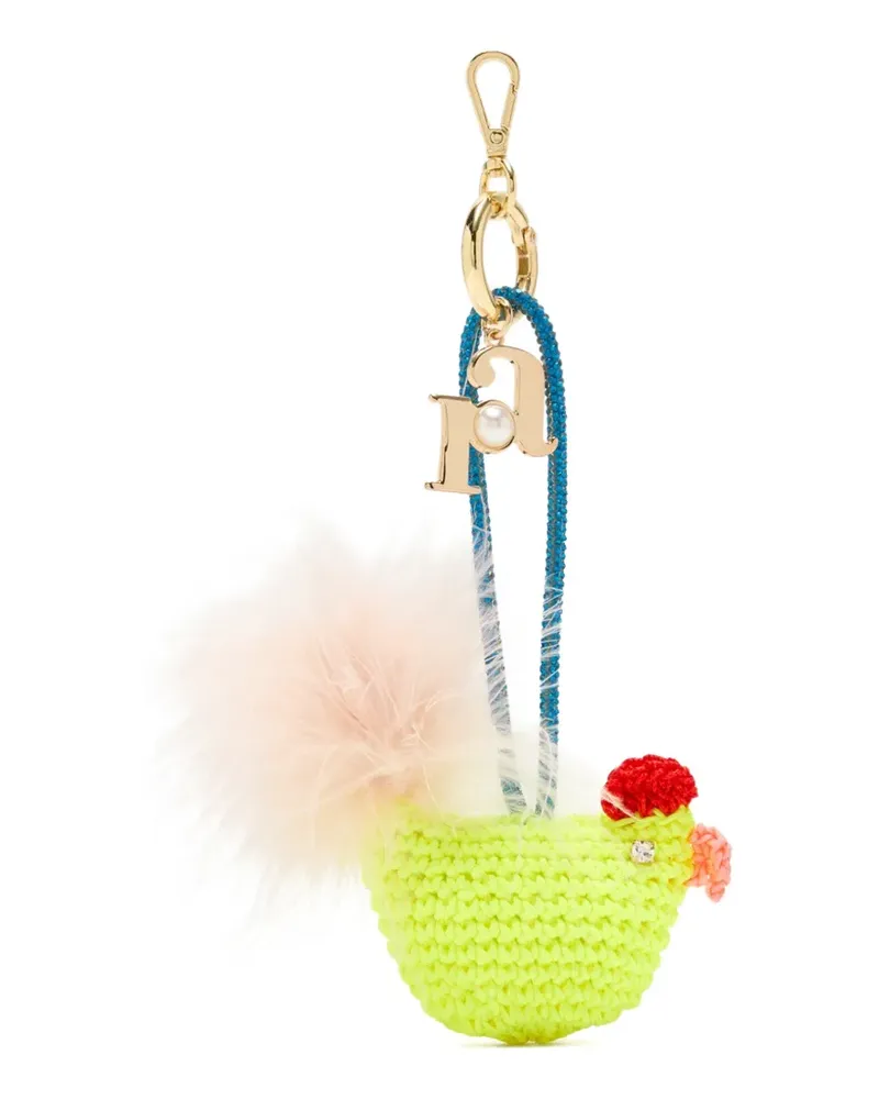 Rosantica Gallinella charm keyring - Gelb Gelb