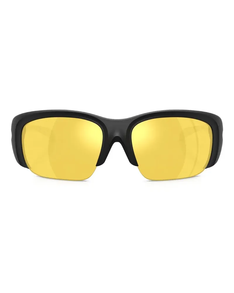 Diesel rectangle-frame sunglasses - Schwarz Schwarz