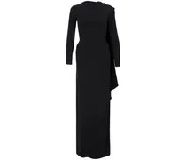 Abendkleid im Cape-Design - Schwarz