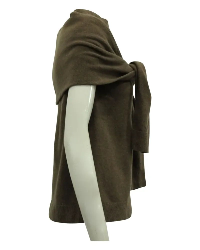 Isa Arfen tie-knot wool sweater - Grün Grün