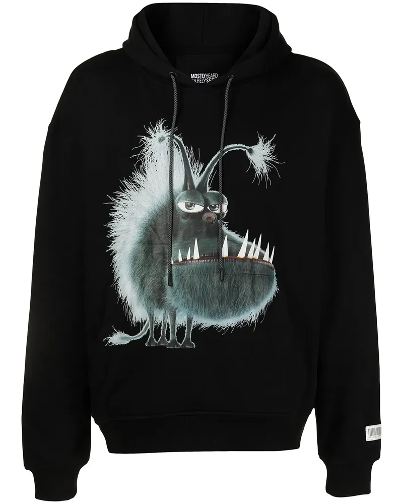 Mostly Heard Rarely Seen Hoodie mit grafischem Print - Schwarz Schwarz