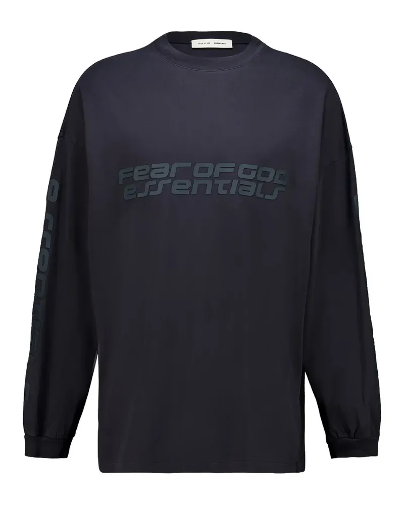 Fear of God Langarmshirt mit Logo-Print - Schwarz Schwarz